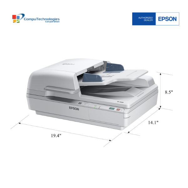 Epson WorkForce DS-6500 Flatbed Document Scanner with Duplex ADF