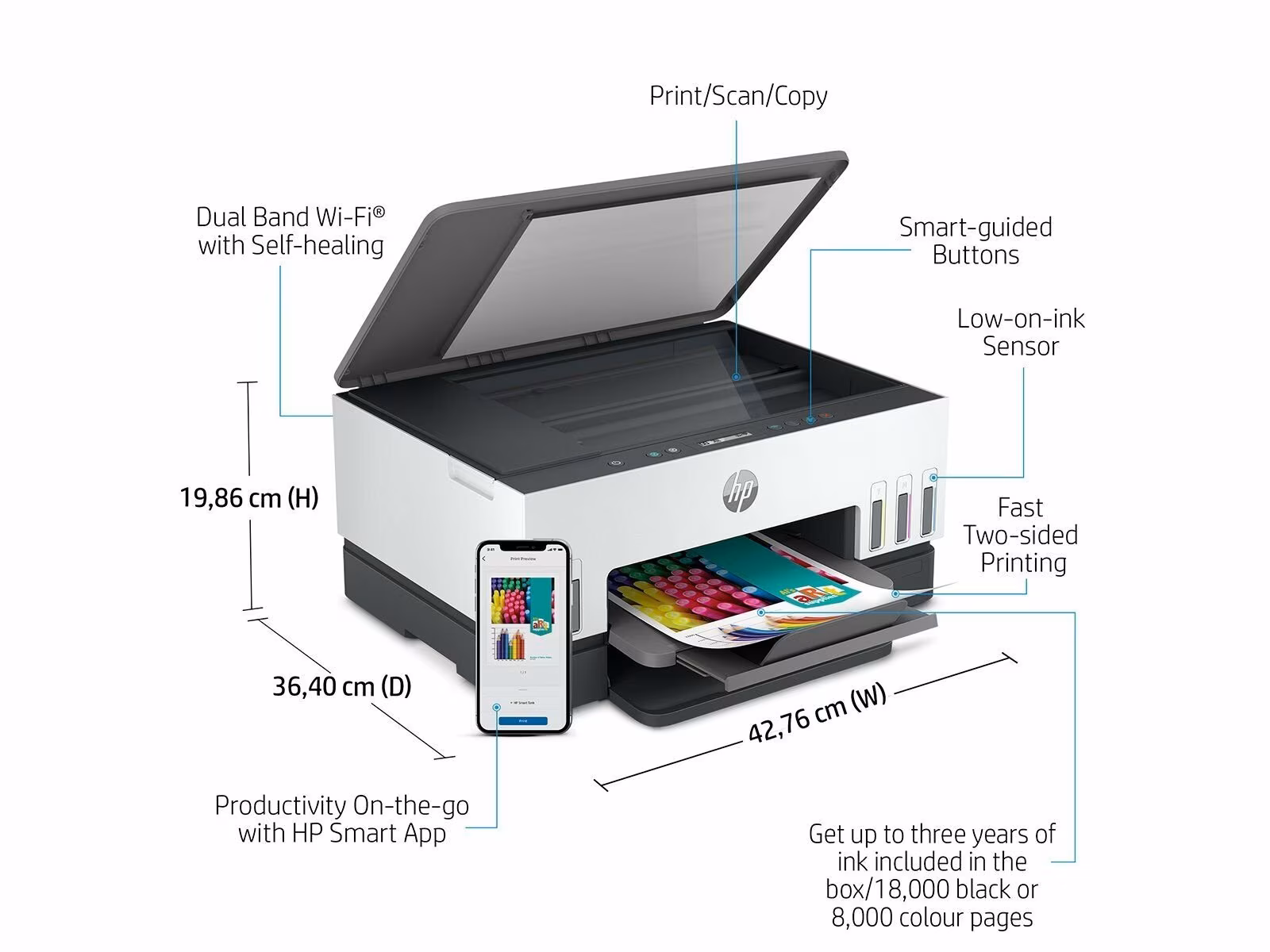 HP Smart Tank 670 All-in-One Printer