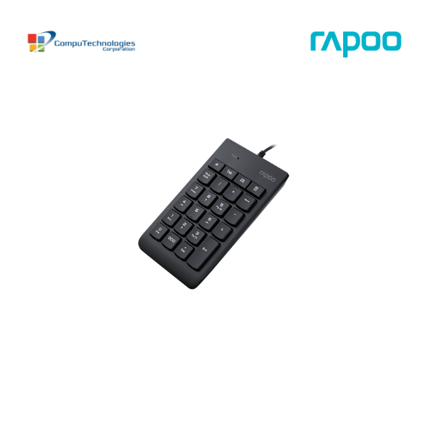 Rapoo K10 Black Wired Numpad Keyboard