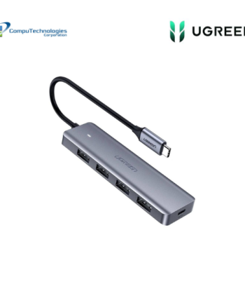 Ugreen HUB USB Type C splitter - 4x USB 3.2 Gen 1 with USB Type C power port gray (CM219 70336)
